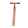 SOLUSTRE Old Style Manual Beard Razor with Comfortable Handle Ultra-thin Double-edged Safety Shaving Tool for Sensitive Skin Detachable Cutter Head for Easy Replacement Body Hair Shaver view 1