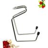 HINTRMENT Alloy Shaving Brush Holder Rack Mini Practical Safety Razor Stand for Men Bathroom Storage Organizer Keeps Brush Clean and Compact Design Compatible with Safety Razors view 3