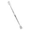 SILENRADAWN Stainless Steel Dual-end Blackhead Extractor Tool for Face and Body Safe Non-Edge Design for Gentle Deep Cleansing Portable Handheld Facial Spatula for Blackhead Removal and Skin view 1