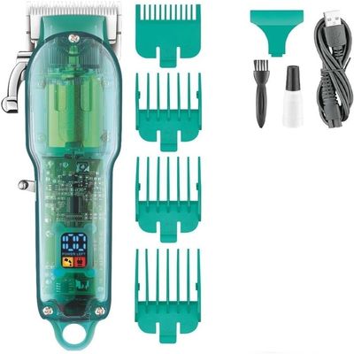 YHNNH Hair Cutting Tool, Clipper Trimmer Profesional Beard Machine Haircut Transparent for Men