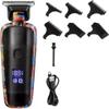 YHNNH Hairdressing Tools, Multi-Functional Professional Electric Shaver for Men, Printed Graffiti Pattern, Rechargeable Hair Clipper view 1