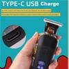 YHNNH Hairdressing Tools, Multi-Functional Professional Electric Shaver for Men, Printed Graffiti Pattern, Rechargeable Hair Clipper view 3