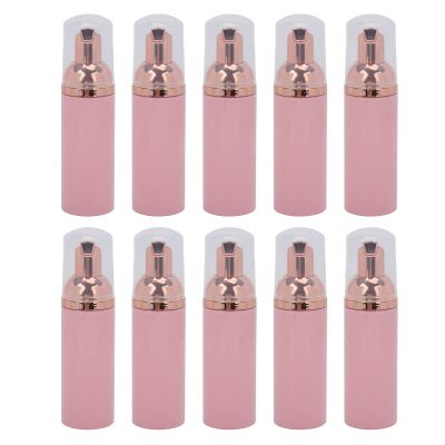 10Pcs Foam Pump Bottle 50ml, Press Type Foam, Transparent Tl Pump Bottle with L Mouth for Foaming Shampoo, Hand, Wash, Leak Proof