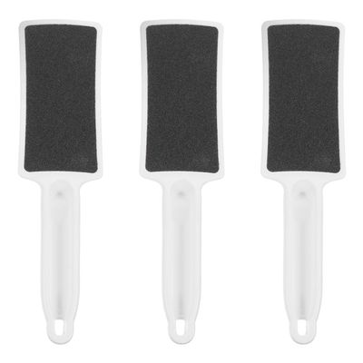 ADOCARN 3pcs Double-Sided Foot File Pedicure Tools with Ergonomic Handle Dead Skin Remover Cuticle Remover Foot Scraper Callus Rasp for Smooth and Cracked Heel Care