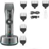 YHNNH Hair Cutting Tool, Clipper Professional Machine Adjustable Trimmer Cordless Haircut with Charging Base Clippers for Men view 1