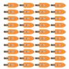 Creaseless Hair Clips for Women Styling 40Pcs Getting Ready No Crease Hair Clips for Bangs Setting No Bend Dent Makeup Clip Application Skincare Clip (Orange) view 1