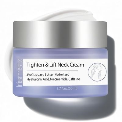 Irismistx Neck Cream, Neck Creams for Tightening and Firming, Anti Aging Tighten & Lift Face Cream for Wrinkles, Skin Tightening Cream for Face, Neck, Chest & Dcollet.