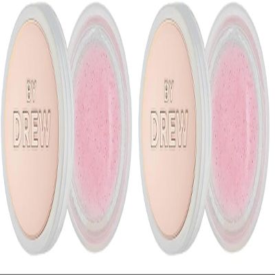FLOWER BEAUTY By Drew Barrymore Petal Pout Lip Scrub - Exfoliate + Nourish Lips - Cocoa Butter + Coconut Oil-Infused (Pack of 2)