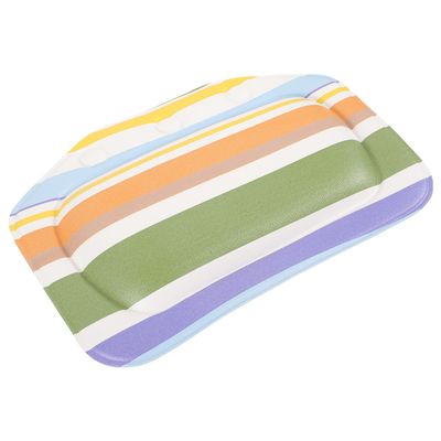 CHICAMPERA Bathtub Head Rest Pillow with Strong Suction Cups PVC Spa Cushion for Home and Hotel Ergonomic Neck and Shoulder Support Compact Relaxing Bath Cushion for Adults