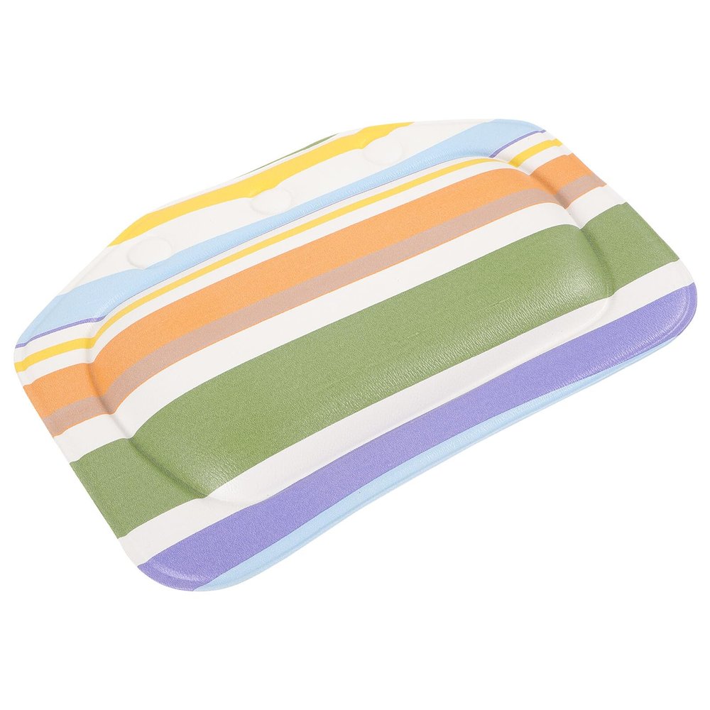 CHICAMPERA Bathtub Head Rest Pillow with Strong Suction Cups PVC Spa Cushion for Home and Hotel Ergonomic Neck and Shoulder Support Compact Relaxing Bath Cushion for Adults