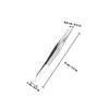 ARTSEWPLY 3pcs Precision Eyebrow Tweezers for Women with Ergonomic Grip Stainless Steel Hair Trimming Tools for Facial Hair Removal and Eyelash Clusters Grooming view 2