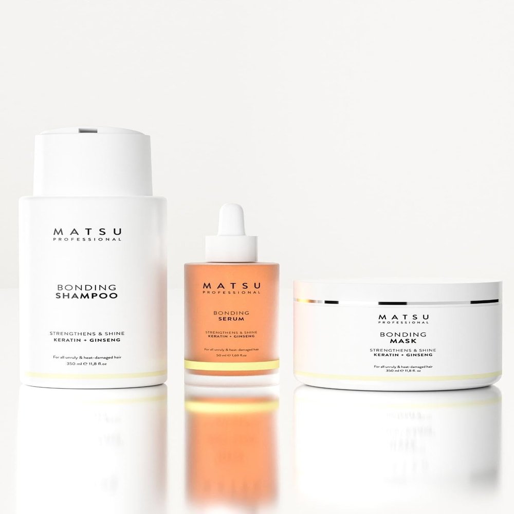 Bond Strengthening Hair Care Set - Complete Repair System with Shampoo, Mask & Serum - One Size