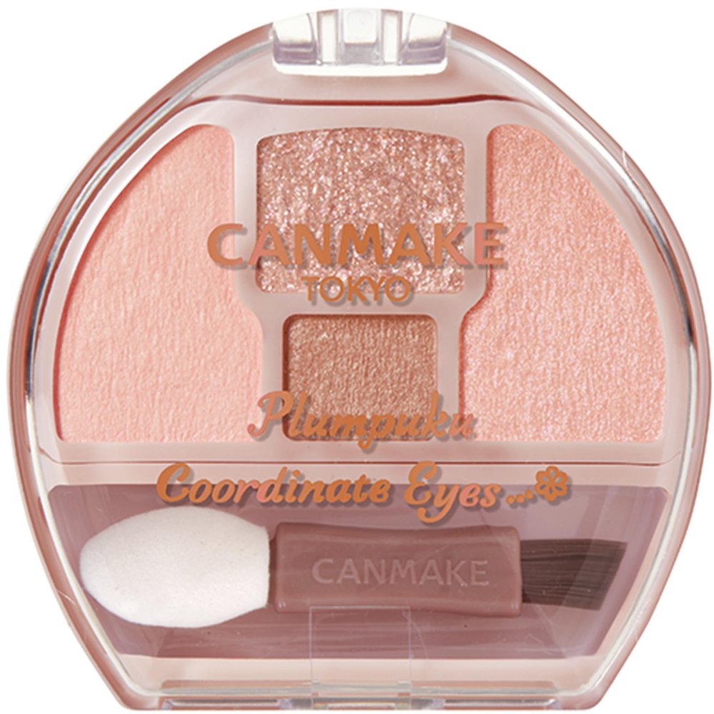 CANMAKE - Plumpuku Coordinate Palette - Matte Glitter Pearl Contour w/Applicator - 0.05oz (1.3g) (03 Milk Tea Plumpuku)