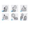 3pcs Shaver Head For HQ56 HQ55 HQ4+ HQ3 HQ6405 HQ442 HQ300 HQ916 HQ4405 HQ4406 HQ4407 HQ4411 HQ5812 HQ5813 HQ5817 view 4