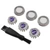 3 Pcs Shaver Head For HQ3 HQ4 HQ55 HQ56 HQ6900 HQ6868 HQ5812 HQ6874 Blade view 2