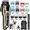 YHNNH Hair Clippers,Beard Trimmer for Men, Clipper Professional,s Electric LCD Display Almighty Set(Gold) view 2
