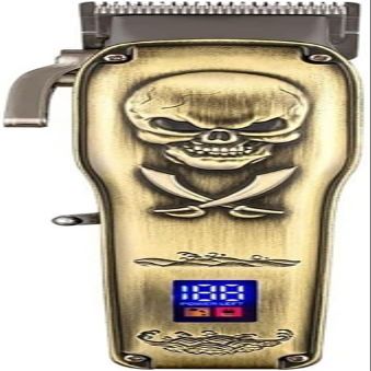 YHNNH Hair Clippers,Beard Trimmer for Men, Professional Full Metal Barber Clipper Cordless Electric for Cutting Machine Rechargeable(Gold)