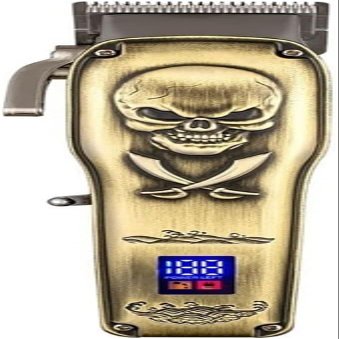YHNNH Hair Clippers,Beard Trimmer for Men, Professional Full Metal Barber Clipper Cordless Electric for Cutting Machine Rechargeable(Gold)