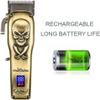 YHNNH Hair Clippers,Beard Trimmer for Men, Professional Full Metal Barber Clipper Cordless Electric for Cutting Machine Rechargeable(Gold) view 3