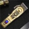 YHNNH Hair Clippers,Beard Trimmer for Men, Professional Full Metal Barber Clipper Cordless Electric for Cutting Machine Rechargeable(Gold) view 4