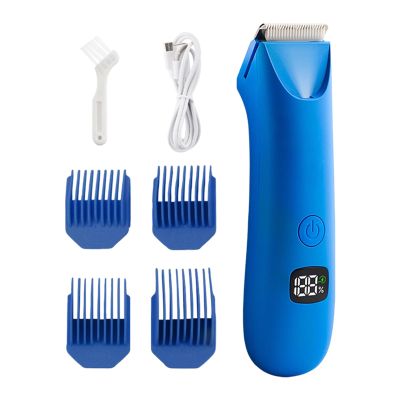 Body Shavers for Men - Electric Digital Display Personal Groomer - Mens Trimmer for Pubic Hair,for Intimate Pubic Balls Back Armpit Chest Arm