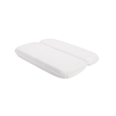 PHENOFICE PU Spa Tub Bathing Pillow with Strong Suction Cups Breathable Neck and Head Rest Cushion for Bathtubs and Spas White Support Cushion for Relaxation