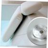 PHENOFICE PU Spa Tub Bathing Pillow with Strong Suction Cups Breathable Neck and Head Rest Cushion for Bathtubs and Spas White Support Cushion for Relaxation view 2