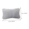 Anneome Mesh Bathtub Pillow with Strong Suction Cups Comfortable Polyester Spa Cushion for Head Neck Shoulder Support Fits Tubs Non-Slip Bath Cushion Gift for Relaxing Baths view 2