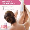 2PC Facial Hair Removal Cream, Natural Aloe Vera & Chamomile Quick Gentle Fast-Acting Hair Remover Cream for Face & Lip, Moisturizing Nourishing Non-sticky, Effectively smooths skin (2) view 2