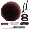 106PCS Blonde Bun Maker,Hair Sponge,Bump It, Hair Bumps for Volume Insert, Bun Maker with U-Pins, Clips and Comb, Complete Styling Kit for Voluminous Hairstyles, Nylon Material view 1
