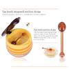 4PCS Strawberry & Bee Lip Balm Honey Pot, Vitamin E & Moisturizing Propolis Sleeping Lip Mask, Effective Reduces Lip Lines Prevention Dry and Cracked Scrubs Exfoliator Lip Wrinkle Care Product view 3