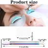 2PCS 2 in 1 Eye Lash Lift Tool, Stainless Eyelash Separator Tools with Separation Comb, Metal Lash Lift Rods Tools with Eyelash Pad for Eyebrow Perming Tinting Curling Lashes Extension Supplies view 2