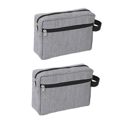 CATIEBYE 2Pcs Portable Handheld Bath Bags Multipurpose Travel Wash Pouches with Oxford Cloth Pocket Design for Cosmetics and Toiletries Storage for Business Trips and Camping