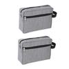 CATIEBYE 2Pcs Portable Handheld Bath Bags Multipurpose Travel Wash Pouches with Oxford Cloth Pocket Design for Cosmetics and Toiletries Storage for Business Trips and Camping view 1