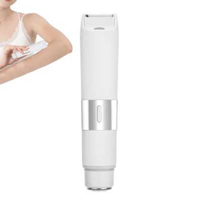Pubic Hair Trimmer Women Electric Razor Double Head Wet Dry Waterproof