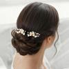 Foyte Wedding Pearl Hair Comb Bridal Pearls Headpieces Rhinestone Bridesmaid Hair Accessories for Women and Brides (Pack of 2) view 1