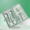 ASWRTYJO Paint Nail Cut 7 Piece Set Gift Clippers Beauty Sleeve Repair Faces Tool Kit view 2