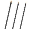 3PCS Flat Concealer Brush Small Black Premium Synthetic Makeup Brushes Under Eye, Travel Foundation Make up Brush Set Precise Coverage Dark Circles Face Contour Blending Brushes(3 Sizes) view 1