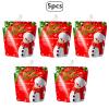 Aislor 5PCS Christmas Gift Set of Moisturizing Hand Cream, Nourishing & Repairing Lotion for Dry, Cracked Hands for Winter Hand Care Strawberry One Size view 2