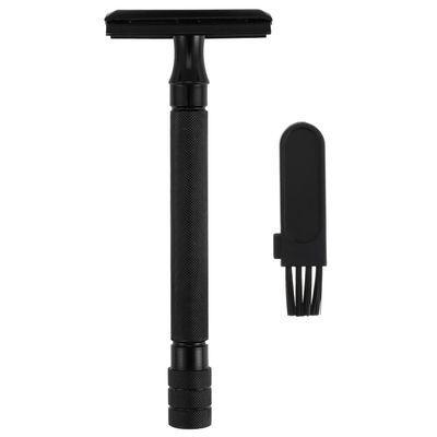 CIYODO Classic Double Edge Metal Shaving Razor for Men and Women with Ergonomic Non-slip Handle for Close Safe Shaving and Travel Convenience