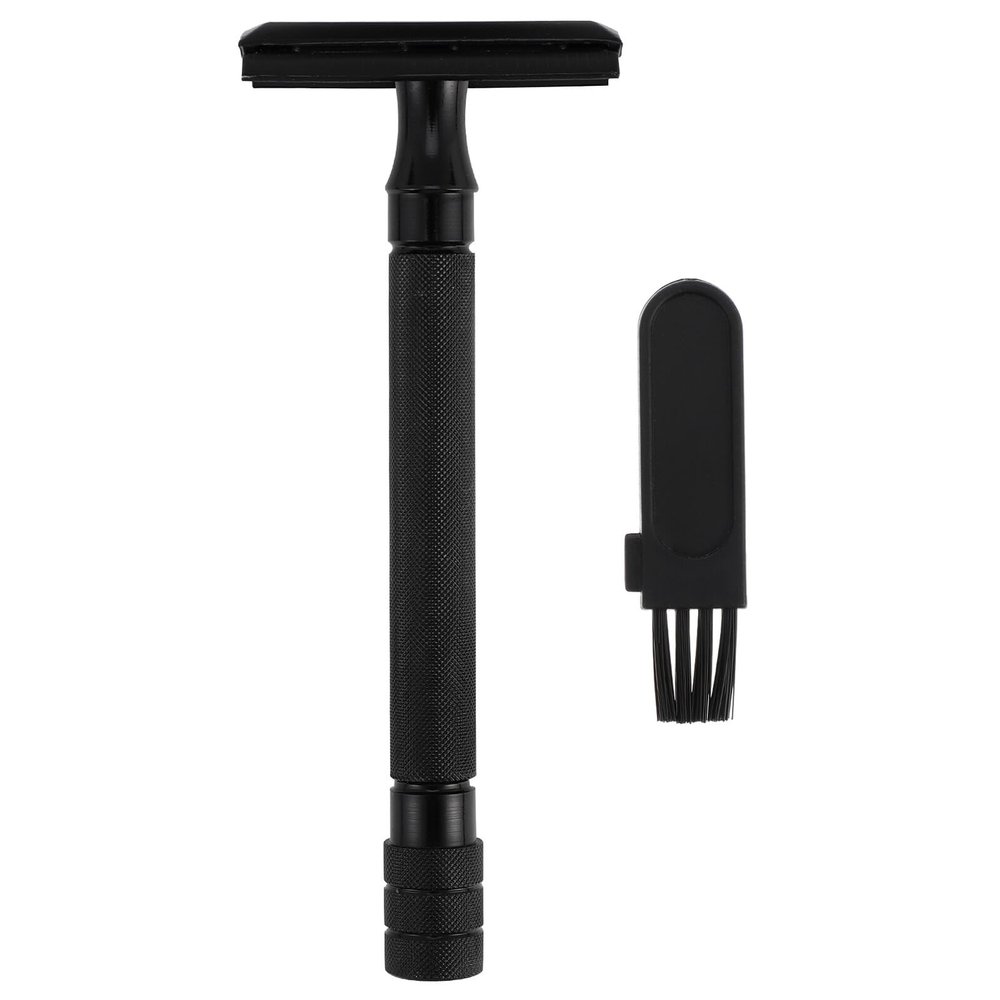 CIYODO Classic Double Edge Metal Shaving Razor for Men and Women with Ergonomic Non-slip Handle for Close Safe Shaving and Travel Convenience