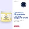 Coconut Pineapple Honey Sugar Scrub Hydrating Exfoliating Body Scrub with Tropical Coconut & Pineapple Scent by BeBeauty 16 oz view 3