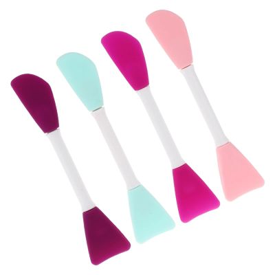 16Pcs Face Mask Applicator Face Mask Brushes Silicone Thin Layer Applicators Portable Facial Mud Mask Tools Beauty Supplies Travel Friendly