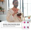 16Pcs Face Mask Applicator Face Mask Brushes Silicone Thin Layer Applicators Portable Facial Mud Mask Tools Beauty Supplies Travel Friendly view 4