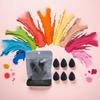 12PCS Mini Makeup Sponge, Black Small Beauty Sponge Blender Set for Foundation, Powder, Concealer Highlight,and Eye Shadow view 3