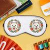 Azeeda 'Westie Floral Wreath' Sleep/Travel Eye Mask (EY00034010) view 2