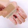 WESIEVYA Wooden Handle Nail Brush Portable Manicure Brush for Fingernails and Toenails Cleaning Stable Grip Exfoliate and Dirt Remover Suitable for Home and Salon Use view 3