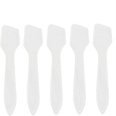 150pcs Face Mask Applicator DIY Cosmetic Spatula Plastic Makeup Spoon Facial Mask Tool Skincare Masks Application Comfort Grip