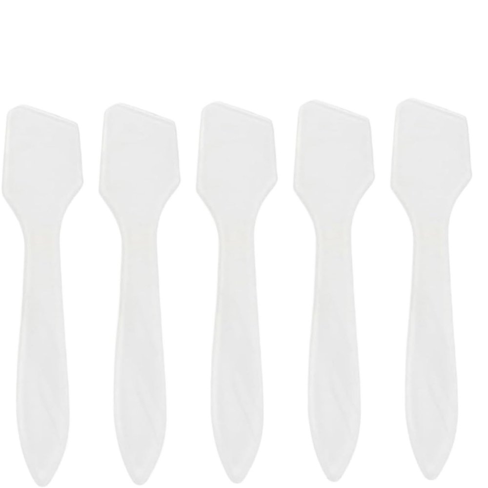 150pcs Face Mask Applicator DIY Cosmetic Spatula Plastic Makeup Spoon Facial Mask Tool Skincare Masks Application Comfort Grip