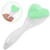 Anneome Silicone Facial Cleansing Brush Long Handle Manual Face Scrubber for Gentle Exfoliating and Deep Cleaning Ergonomic Grip for Comfortable Use Makeup and Oil Removal Gift for Women view 2